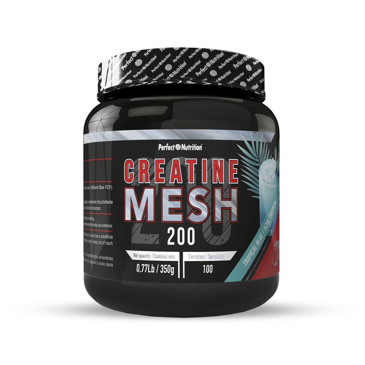 CREATINE 200 MESH BLUE TROPIC 350 g BLACK  LINE