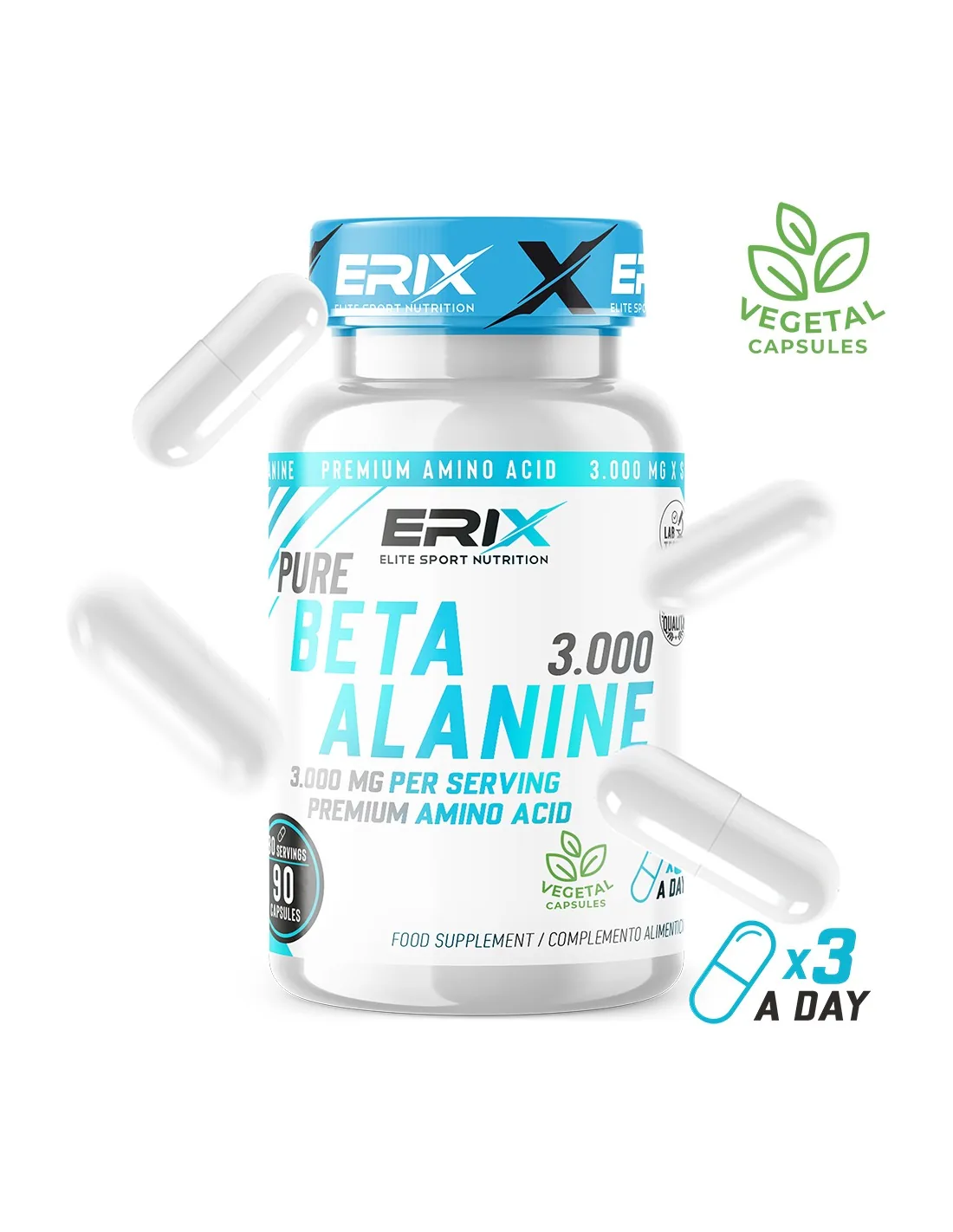 Beta alanine 3000 MG. 90 (Cápsulas) Único