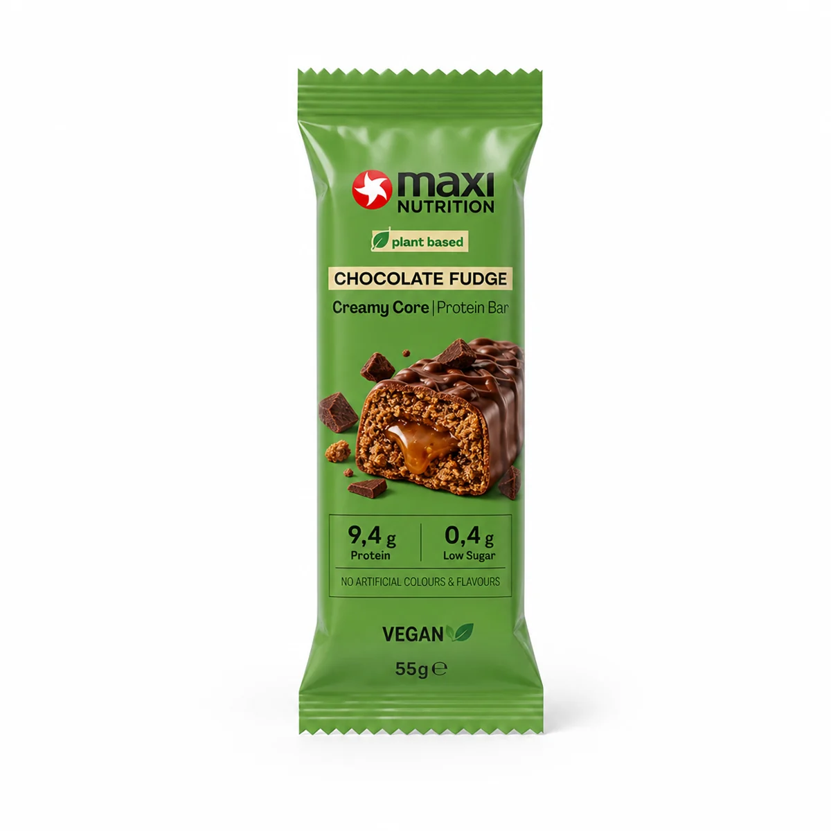 MaxiNutrition Vegan Creamy Core Bars Chocolate Fudge